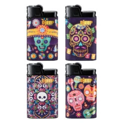 Fournitures Pour Fumeurs -Fournitures Pour Fumeurs barquette de 24 briquets djeep assortis fiesta 1