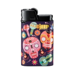 Barquette De 24 Briquets Djeep Assortis - Fiesta -Fournitures Pour Fumeurs barquette de 24 briquets djeep assortis fiesta 5