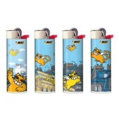 Fournitures Pour Fumeurs -Fournitures Pour Fumeurs barquette de 50 briquets j26 chat toits 1