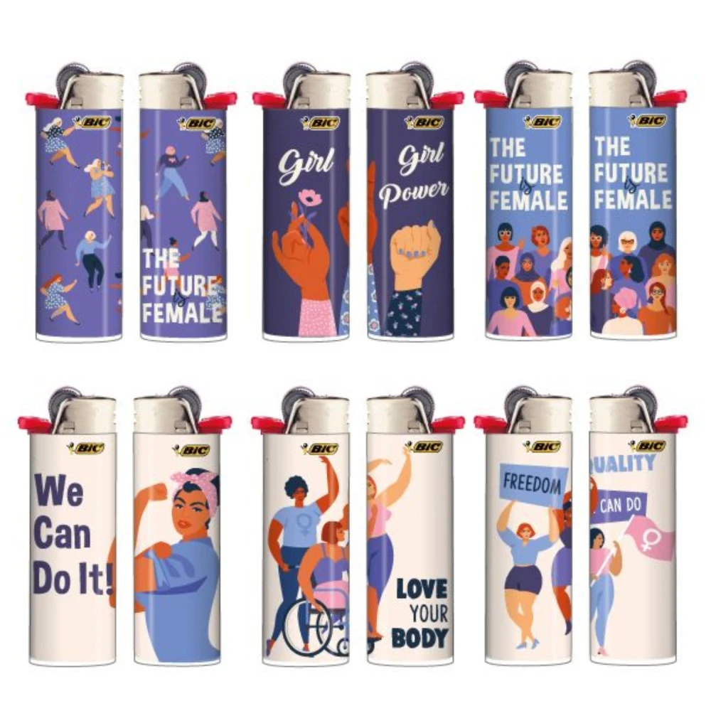 Bic Barquette De 50 Briquets J26 Girl Power 2 Bic Barquette De 50 Briquets J26 Girl Power – Image 2