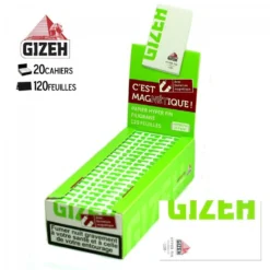 Boite De 20 Carnets De Feuille à Rouler GIZEH Hyper Fin