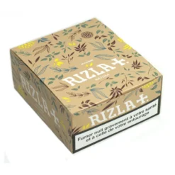 Boite De 50 Cahiers De Feuilles Slim Rizla Natura -Fournitures Pour Fumeurs boite de 50 cahiers de feuilles slim rizla natura 2