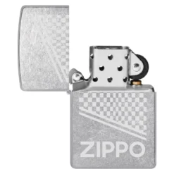 Briquet Zippo Street Chrome Checkered -Fournitures Pour Fumeurs briquet zippo street chrome checkered 3
