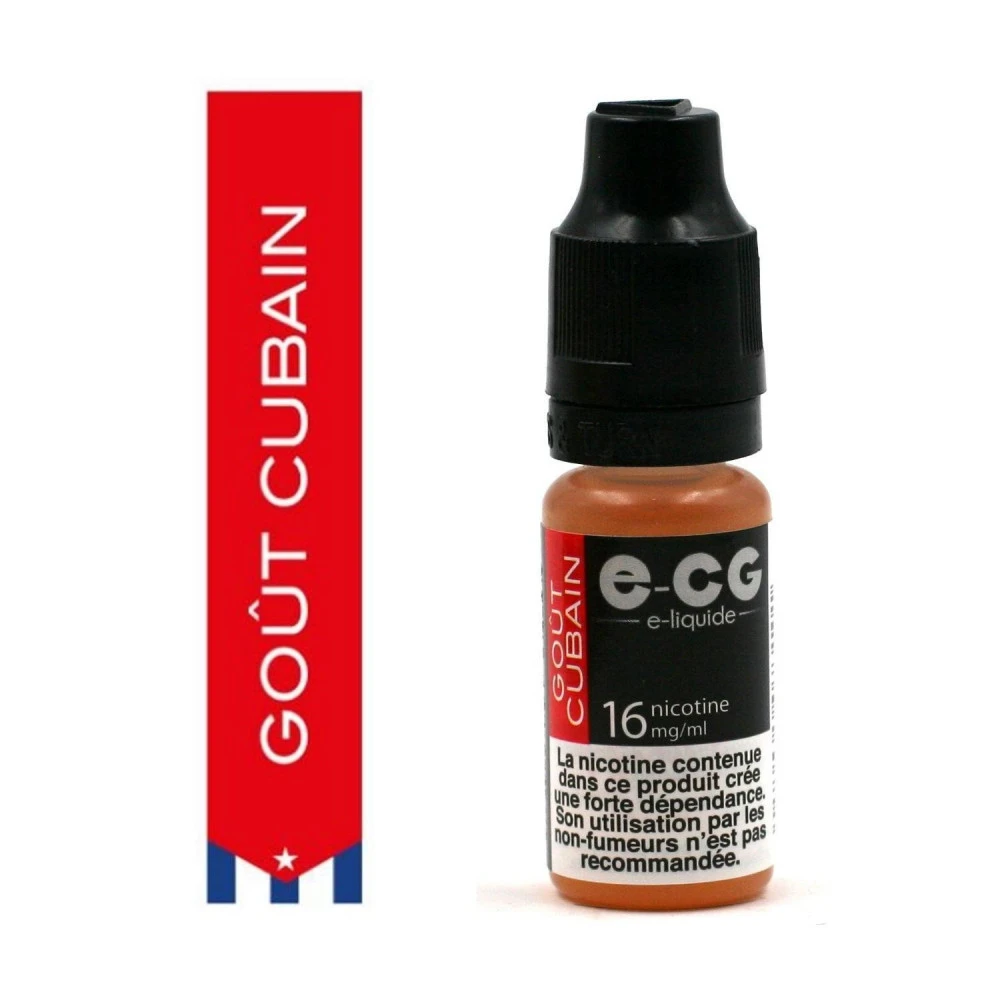 Lot De 5 Flacons E-CG - Cubain 16 Mg/ml 3 Lot De 5 Flacons E-CG - Cubain 16 Mg/ml – Image 3