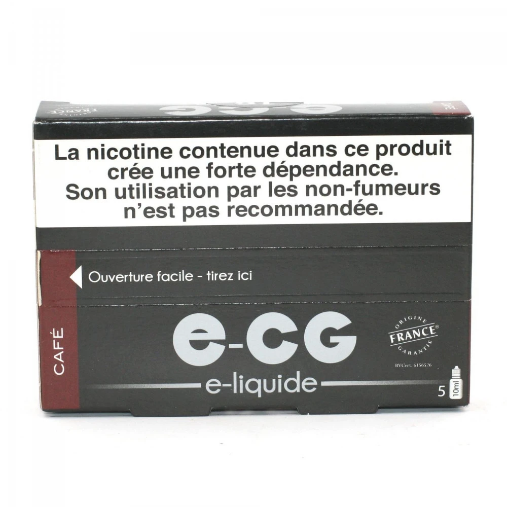 Lot De 5 Flacons E-CG - Goût Café 16 Mg/ml 2 Lot De 5 Flacons E-CG - Goût Café 16 Mg/ml – Image 2