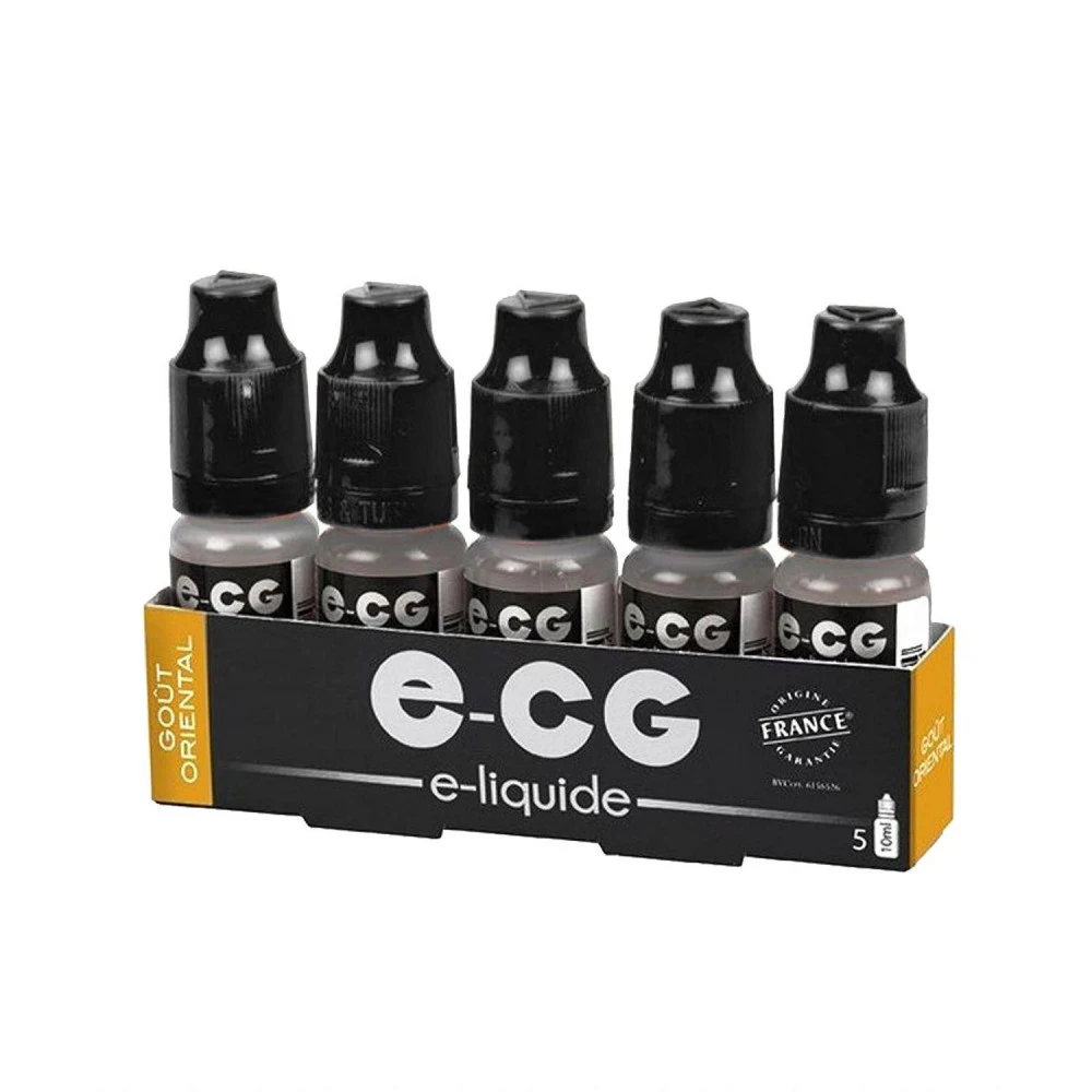 Lot De 5 Flacons E-CG - Goût Oriental 16 Mg/ml 1 Lot De 5 Flacons E-CG - Goût Oriental 16 Mg/ml
