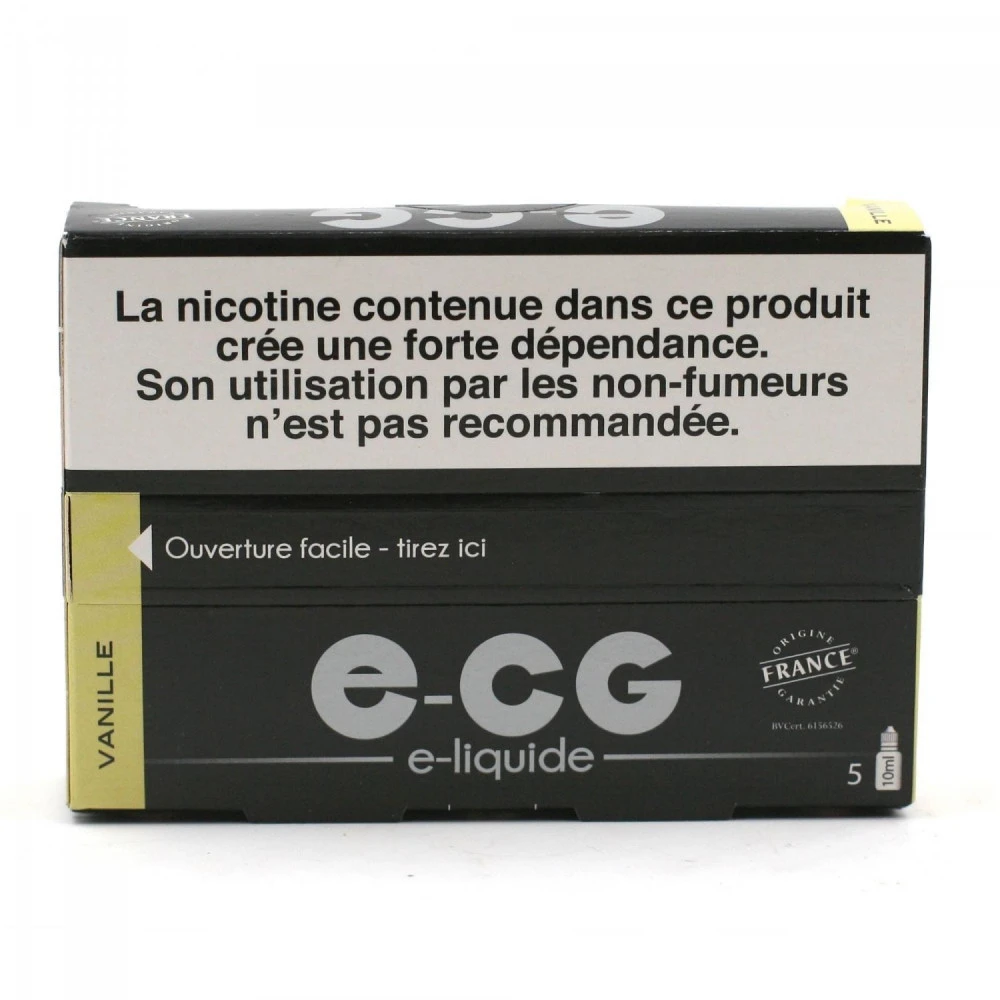 Lot De 5 Flacons E-CG - Goût Vanille 11 Mg/ml 2 Lot De 5 Flacons E-CG - Goût Vanille 11 Mg/ml – Image 2