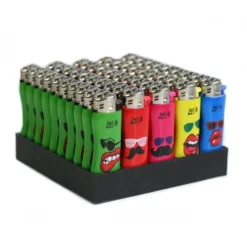 JET Lot De 50 Briquets Mini Wave MASCOTS COLORS